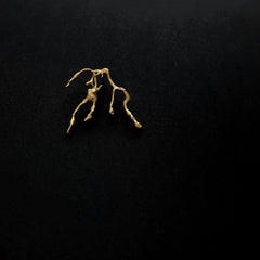 From the forest - root earrings